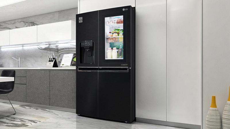 LG InstaView Door-in-Door GSX961MCCZ American fridge freezer