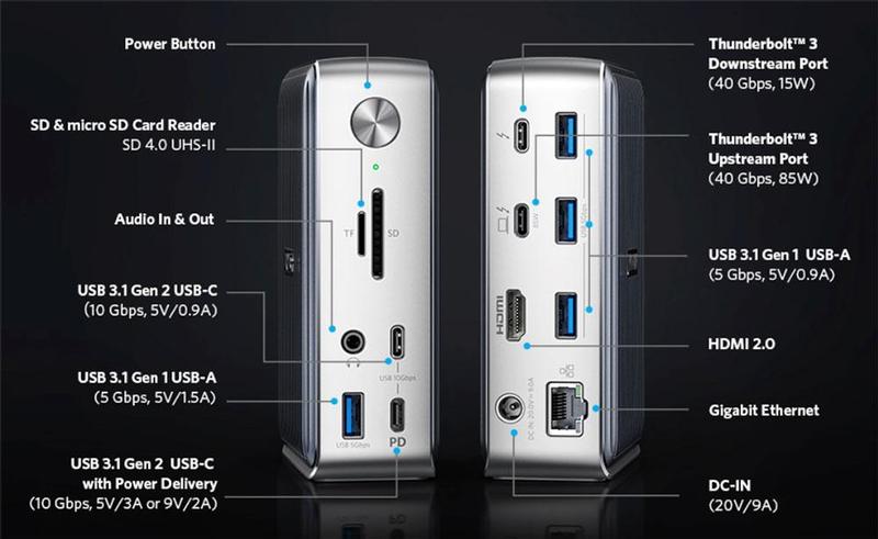 Anker PowerExpand Elite 13-in-1 Thunderbolt 3 Dock