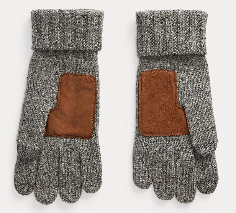 Guantes para pantalla táctil de lana merino de Polo Ralph Lauren