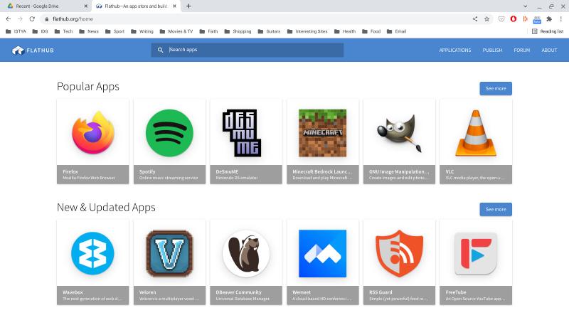 Cómo instalar Linux en Chromebook: Flatpaks y Flathub