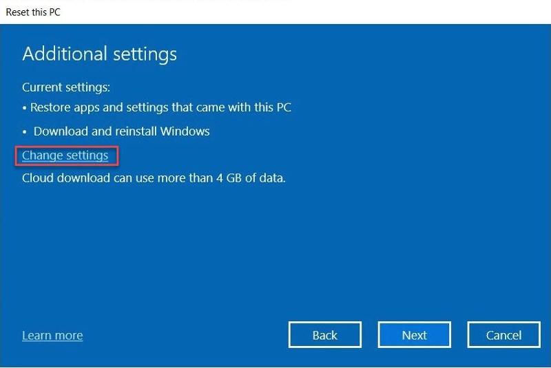 Reinstalar Windows 10