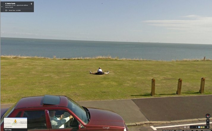 Vistas extrañas de Google Street View