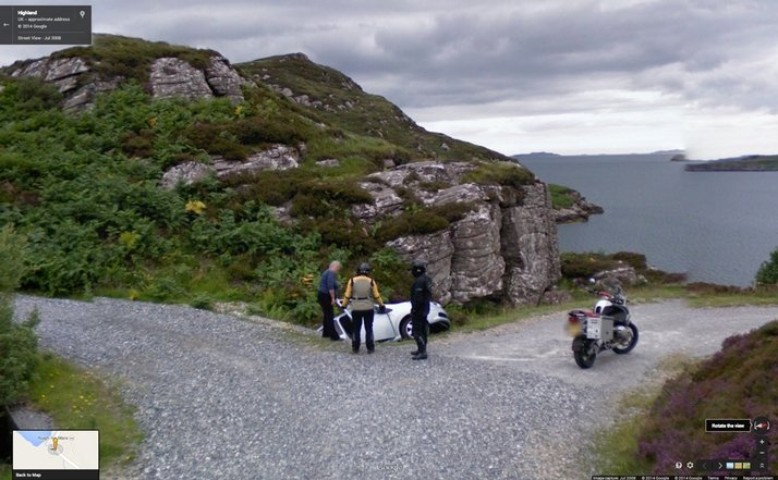 Vistas extrañas de Google Street View