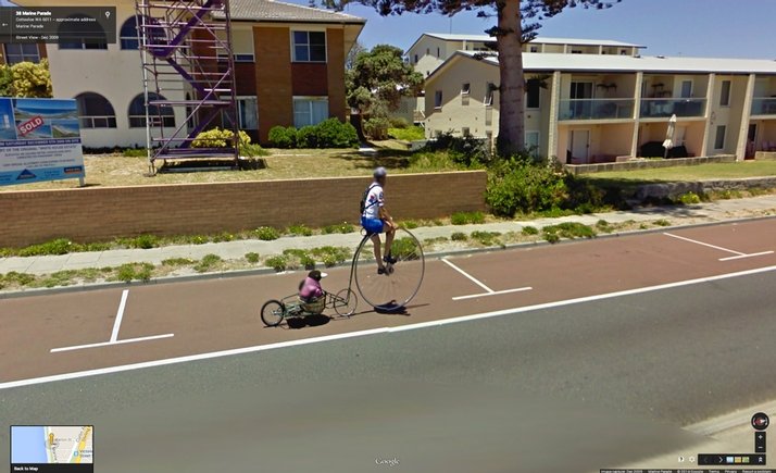 Vistas extrañas de Google Street View