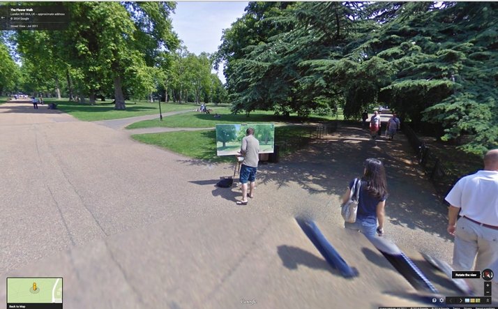 Vistas extrañas de Google Street View