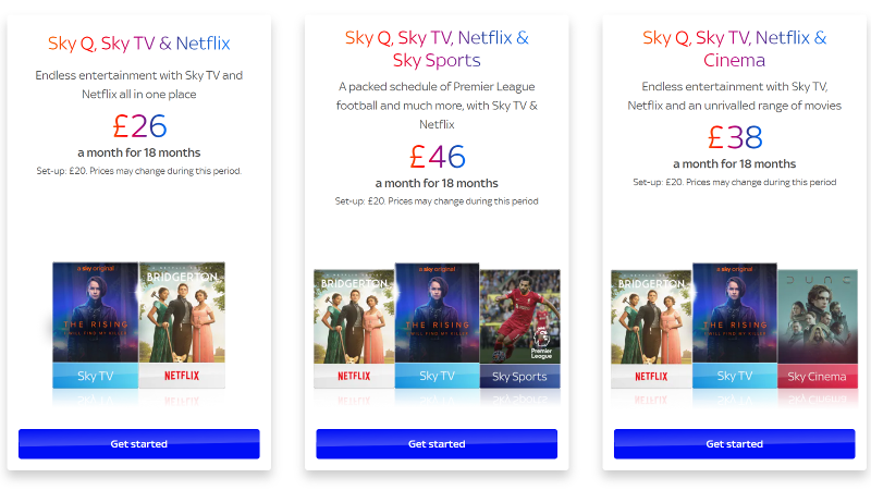 Netflix en SkyQ