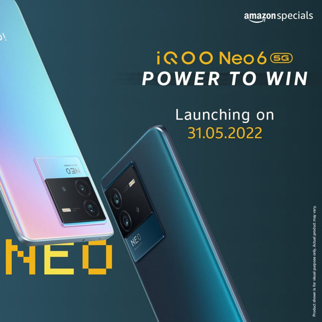 Fecha de lanzamiento de iQOO Neo 6 5G fijada para el 31 de mayo en India