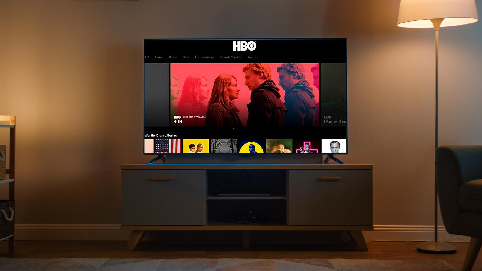 HBO Max en un televisor