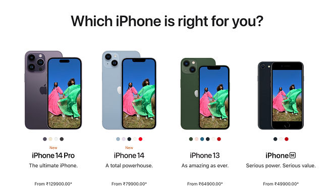 Caída de precio del iPhone 13