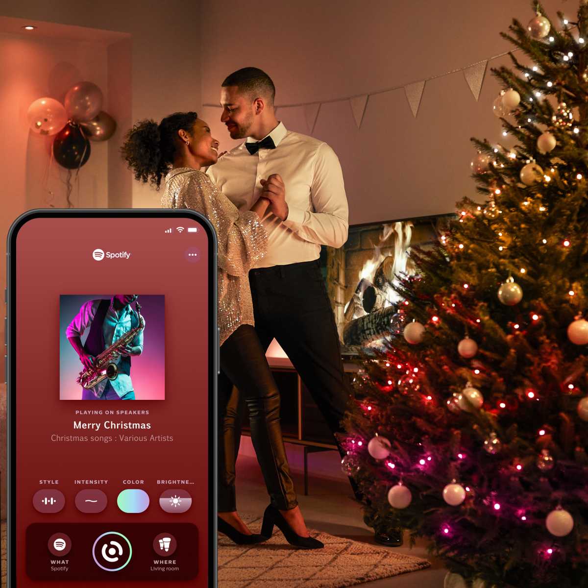 Philips Hue Festavia Sincronización con Spotify