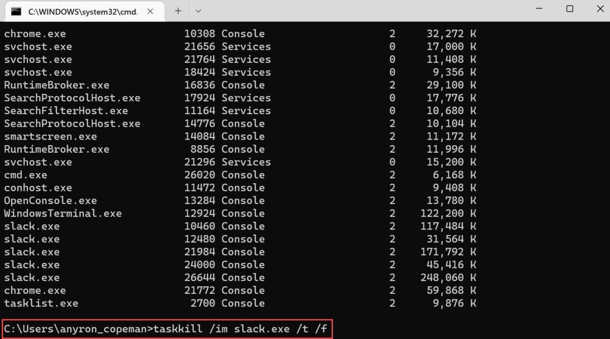 Método de aplicación de cierre forzado de Windows 11