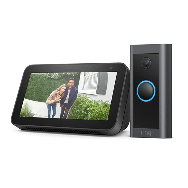 Paquete con cable de Ring Video Doorbell con Echo Show 5 (2.ª generación)