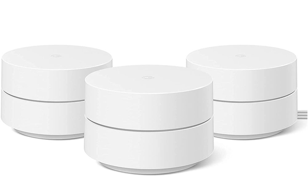 Paquete de 3 sistemas Wi-Fi en malla de Google Wifi