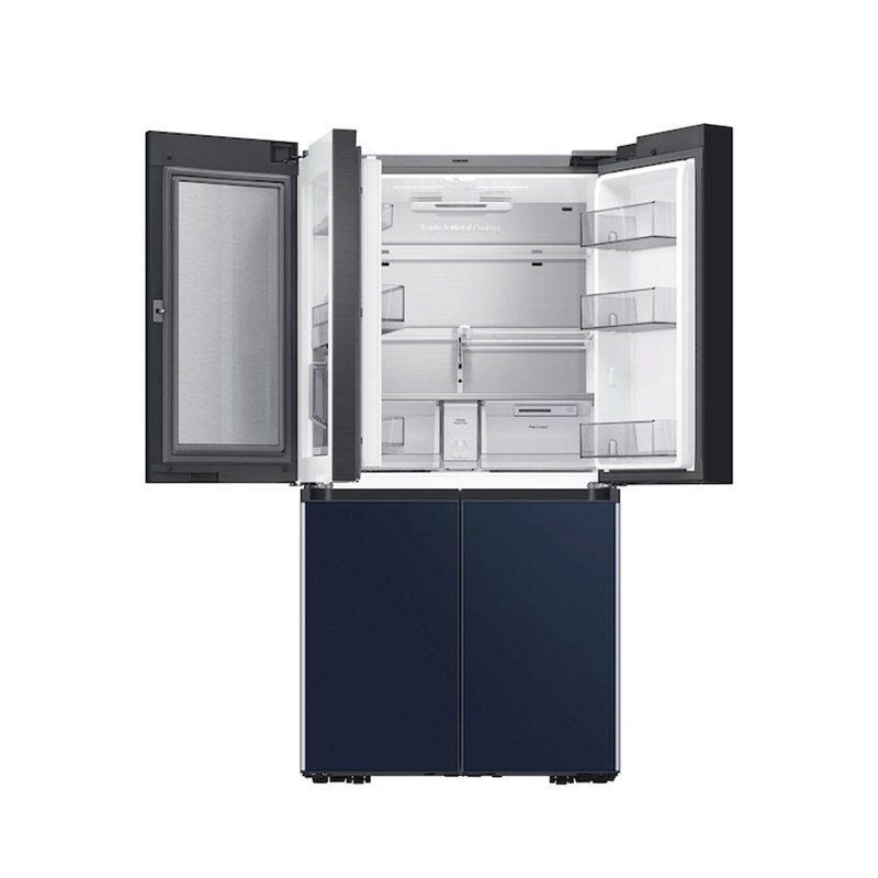 Refrigerador flexible de 4 puertas con profundidad de encimera a medida de Samsung