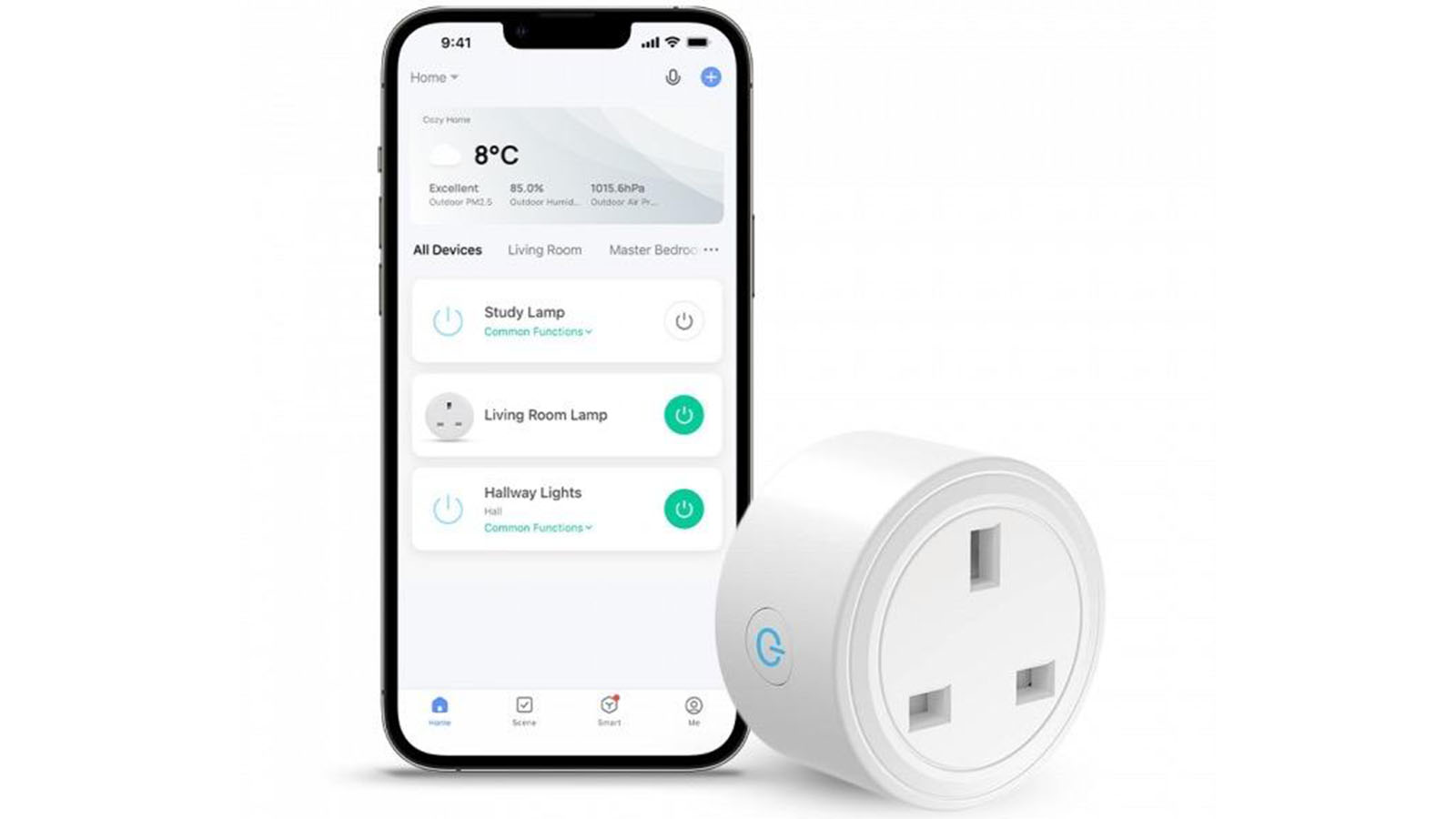 Humax Wi-Fi Smart Plug - Monitoreo de energía en tiempo real