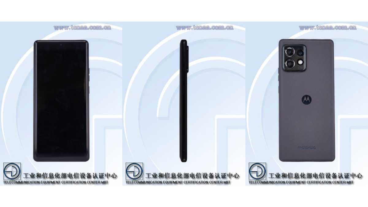 Renders de TENAA del Motorola Edge 40