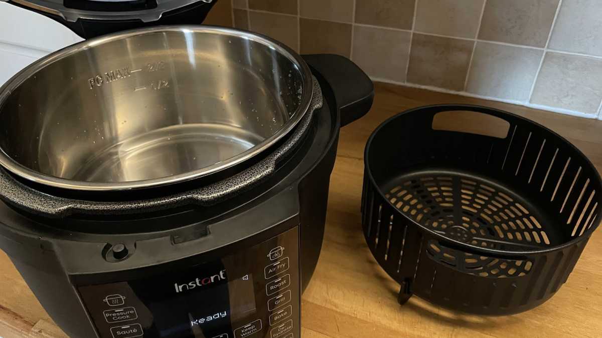 Instant Pot Duo Crisp con Ultimate Lid - cesta para freír al aire