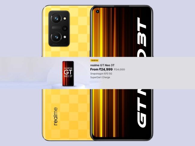 Oferta de Realme GT Neo 3T Flipkart