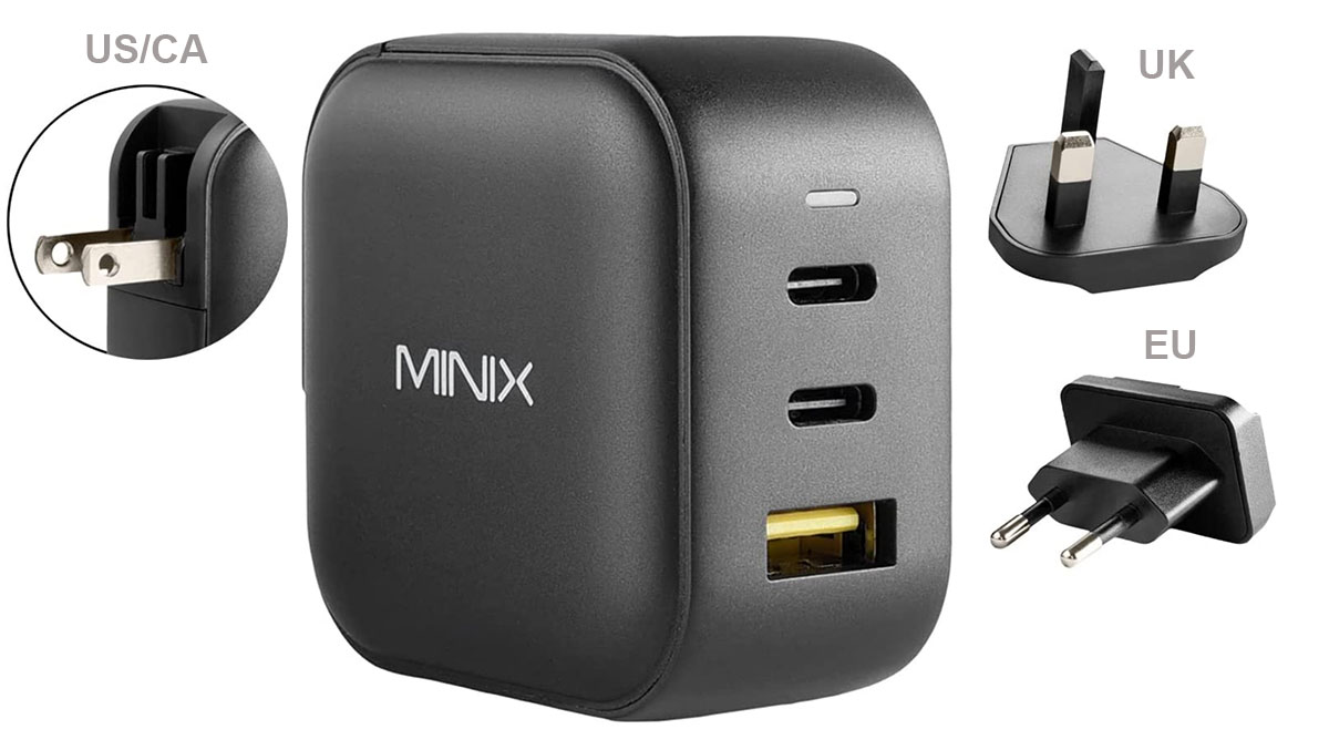 Minix 66W NEO P1 Turbo Wall Charger: el mejor cargador de viaje y multipuerto USB-A/USB-A