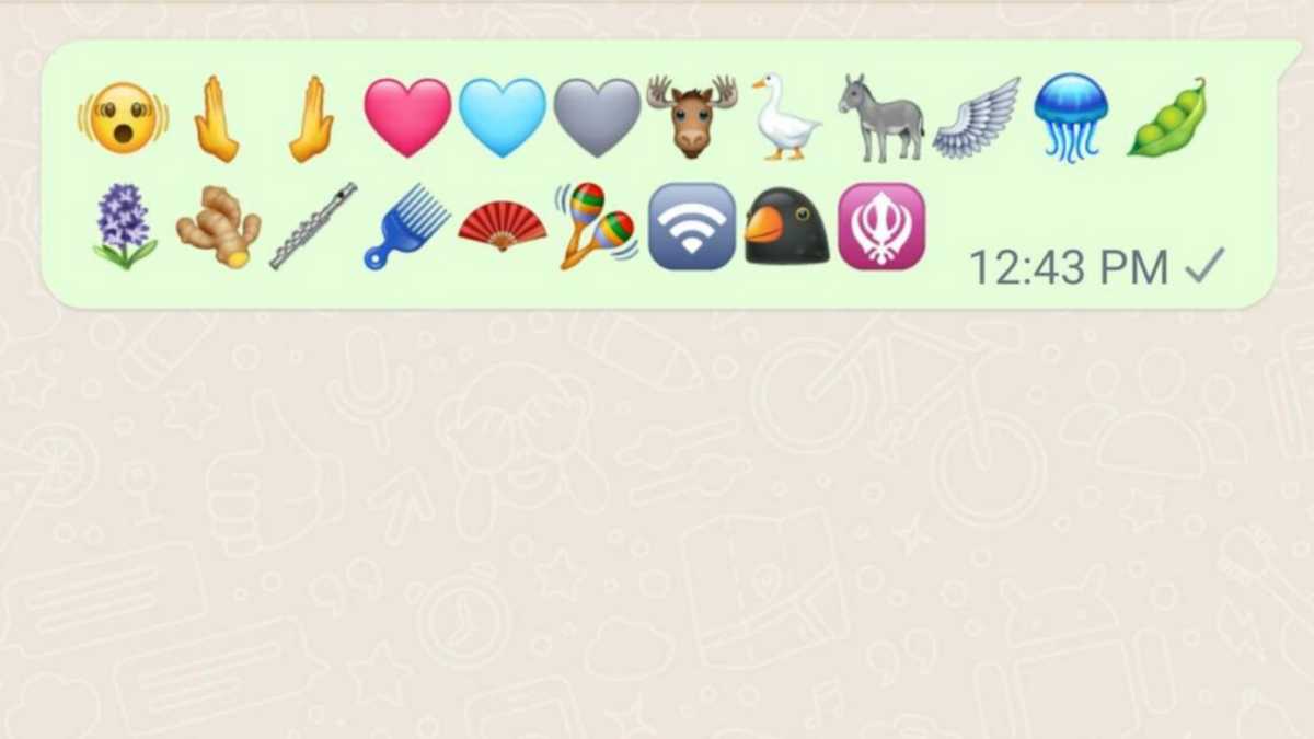 Whatsapp: 21 nuevos emojis de Unicode 15.0