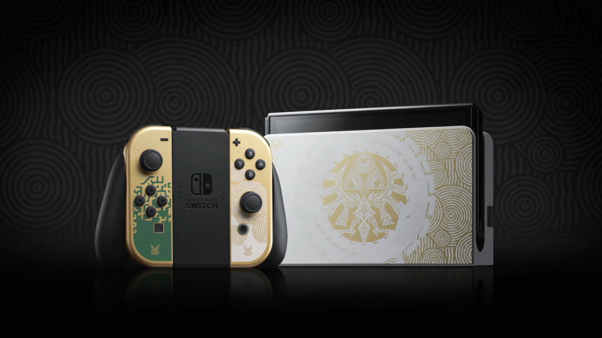 Nintendo Switch OLED The Legend of Zelda Tears of the Kingdom edición especial