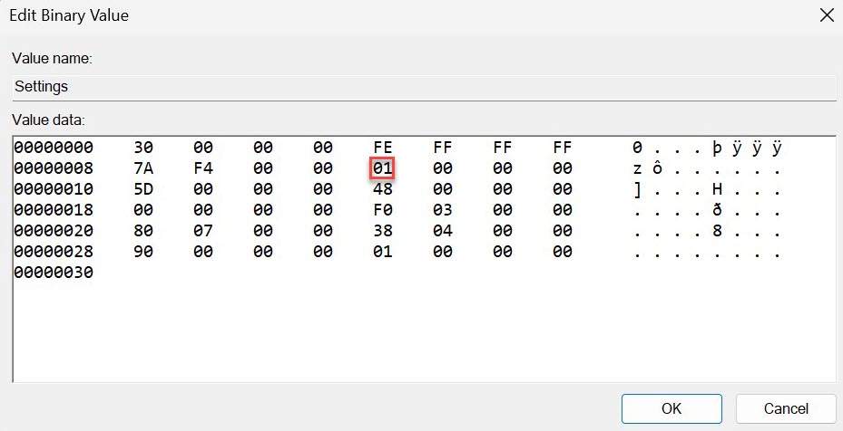 Captura de pantalla del método de personalización de la barra de tareas de Windows 11