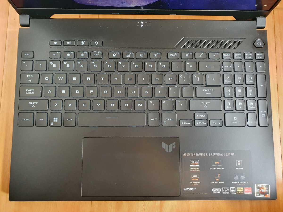 Asus TUF Gaming A16 Advantage Edition