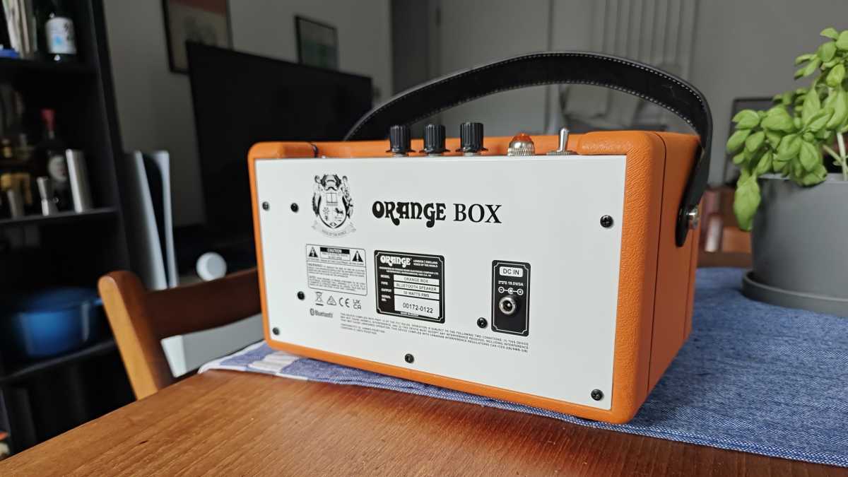 Orange Box Bluetooth speaker