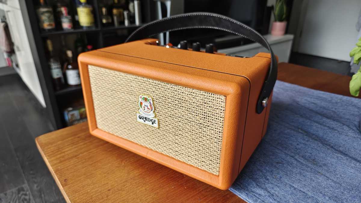 Orange Box Bluetooth speaker