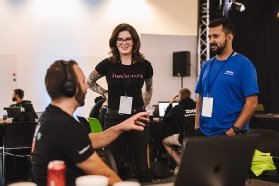 Participants at HackerOne’s H1-4420 hackathon in London