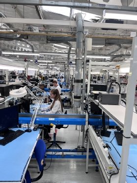 Picture of used devices being repaired for recycling at O2 Recycle in Norwich.