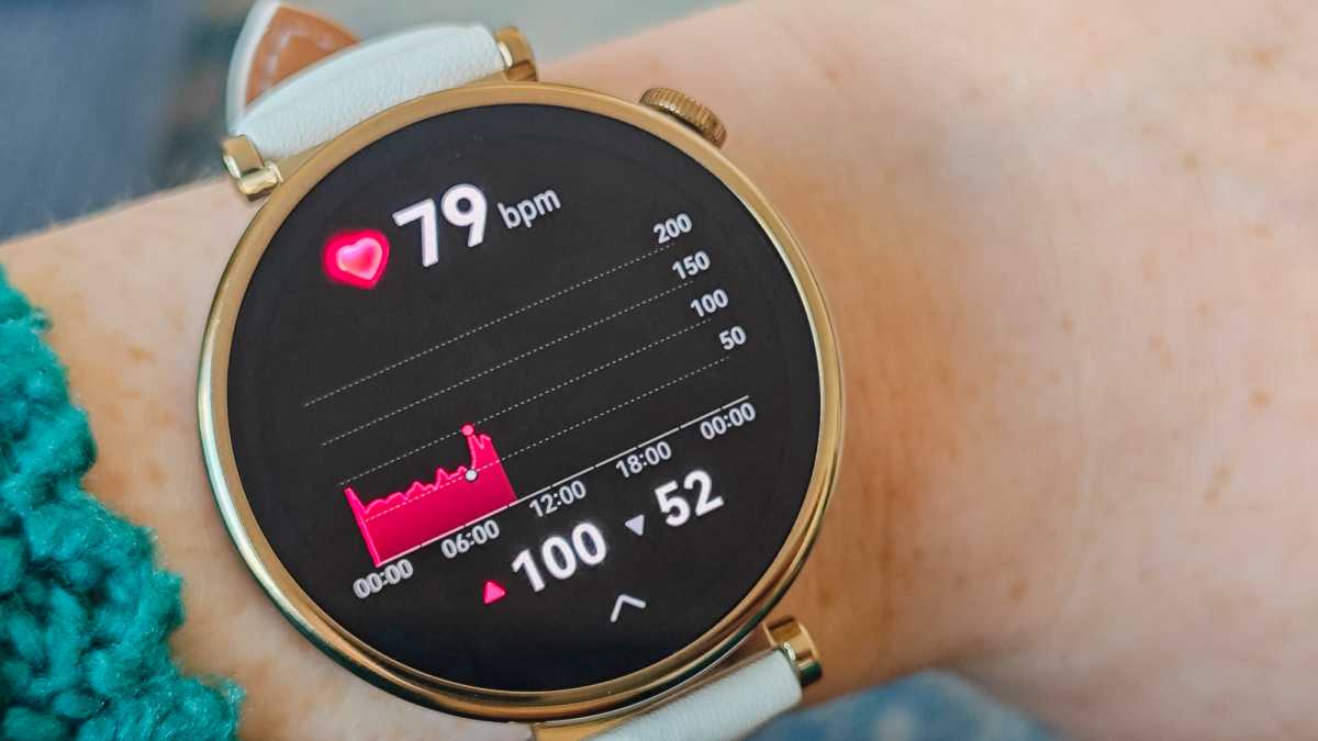 Huawei Watch GT 4 heart rate monitoring