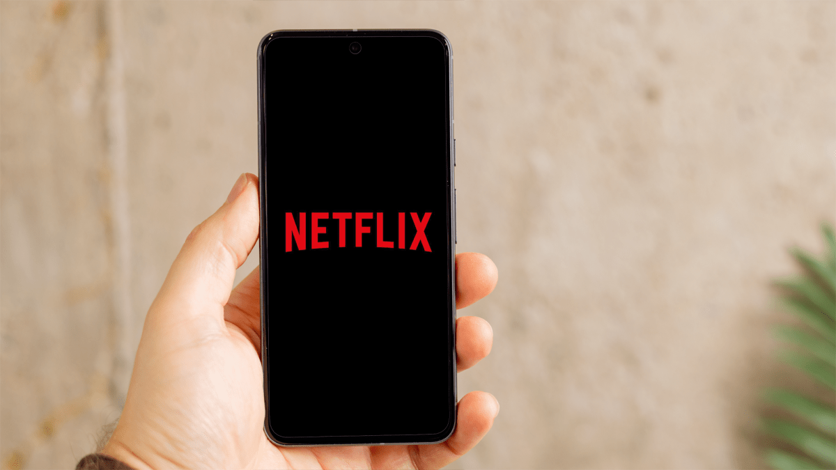 Netflix screen on Pixel 8