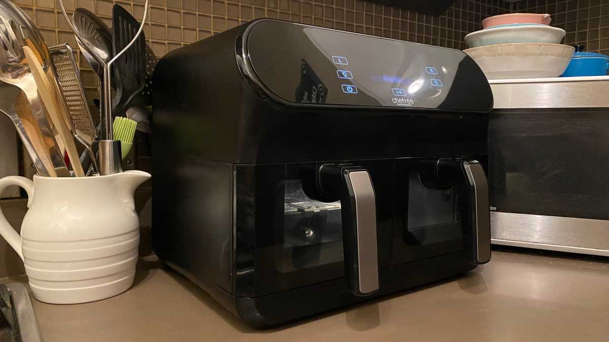 Chefree air fryer on a kitchen counter