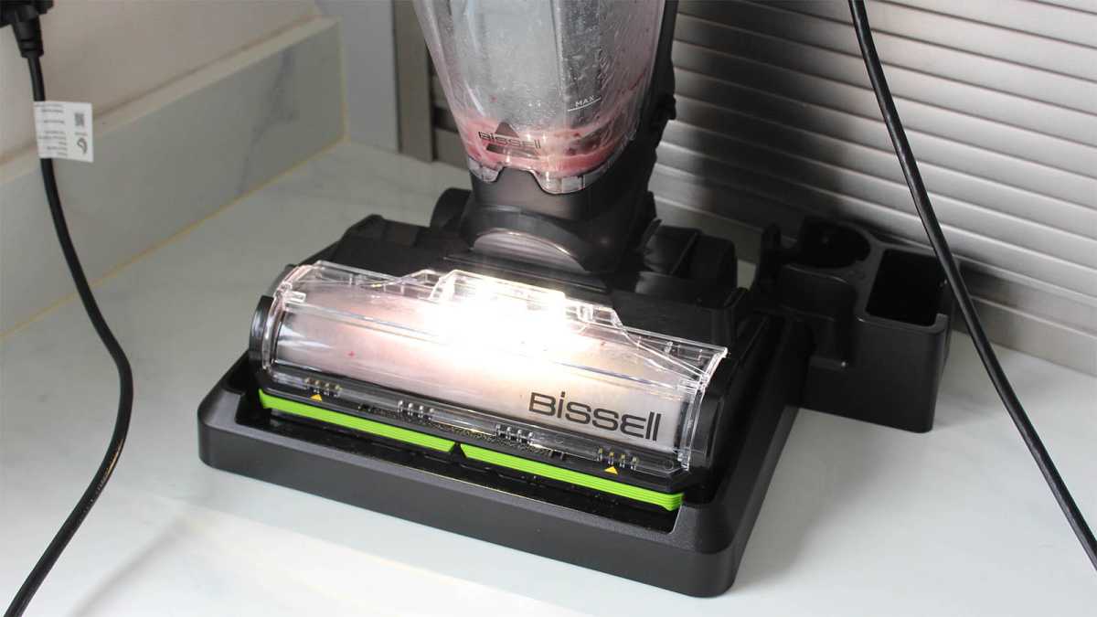 Bissell CrossWave en modo de autolimpieza