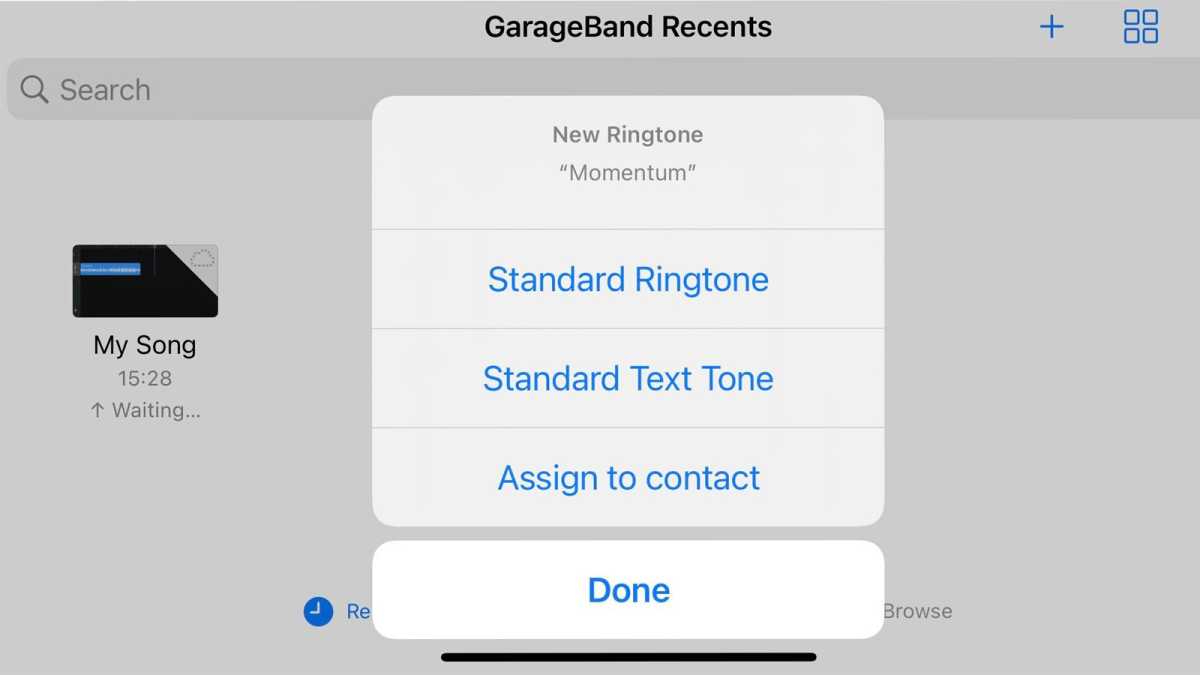 Cómo hacer un tono de llamada para iPhone con GarageBand 16