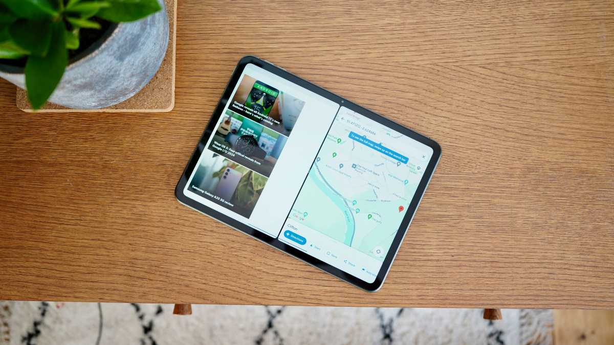 OnePlus Pad Go split screen