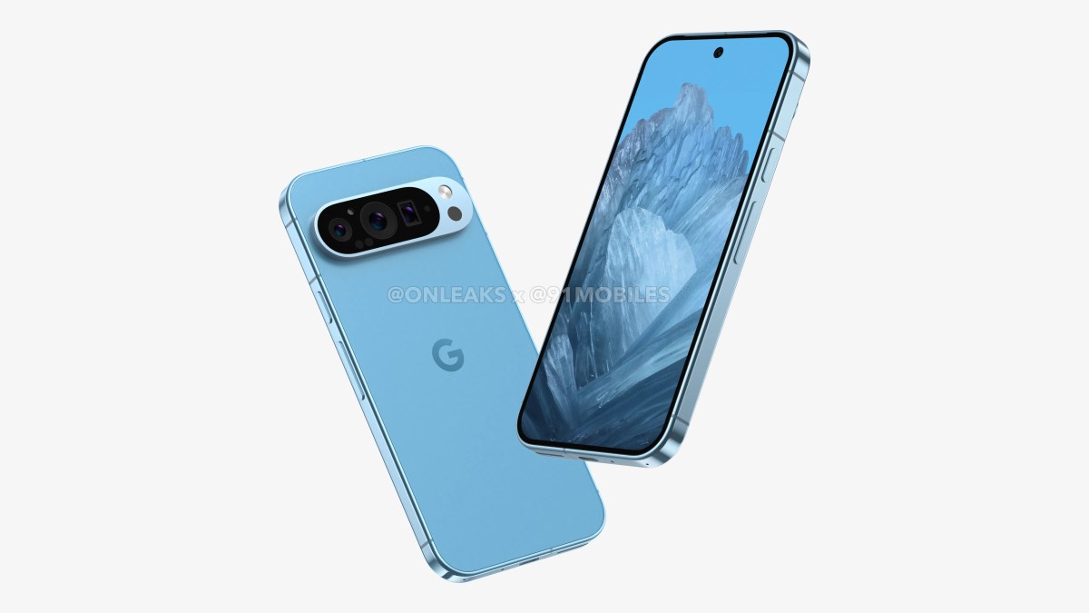 El renderizado del Pixel 9 Pro