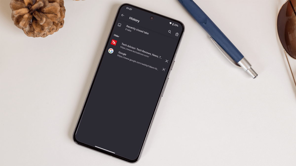 Cómo eliminar el historial de navegación en Android