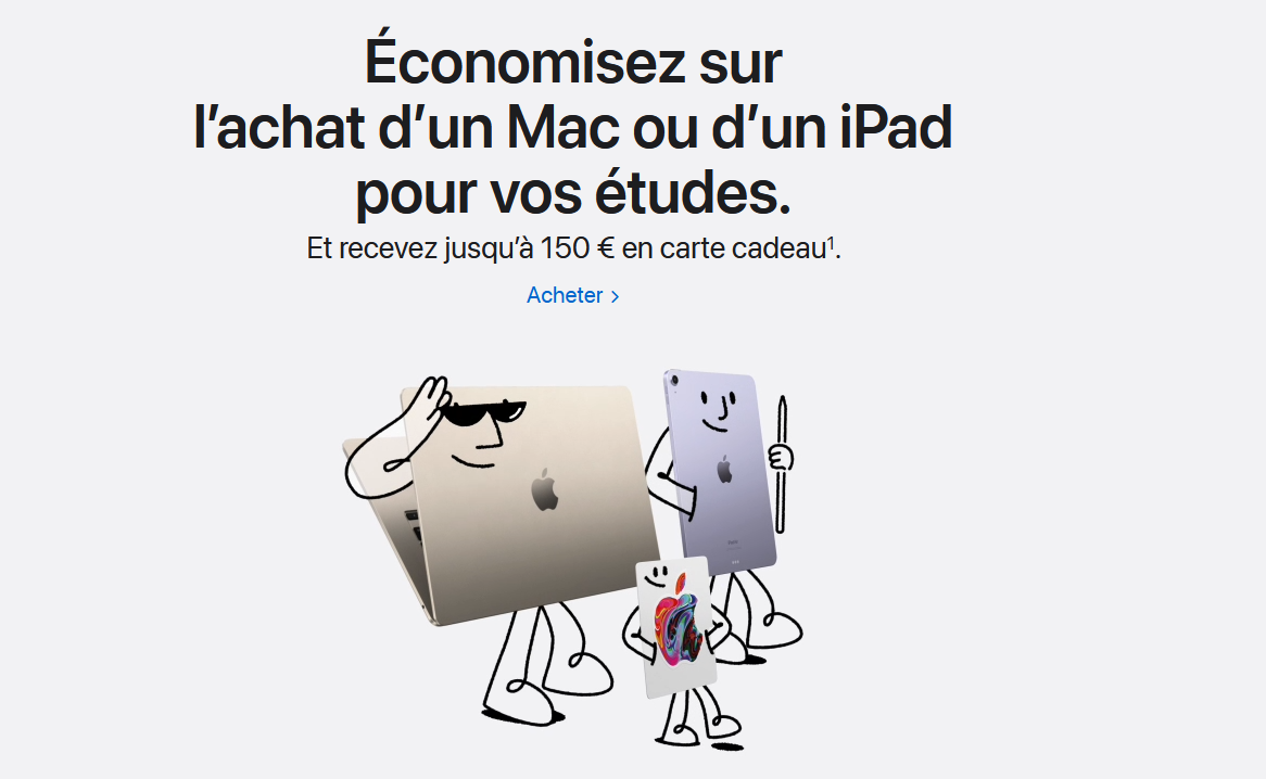 Apple Vuelta al cole FRANCIA