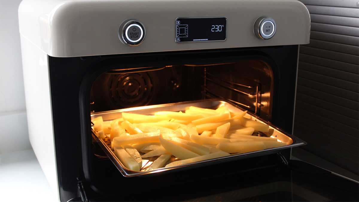 Patatas fritas en el horno Smeg