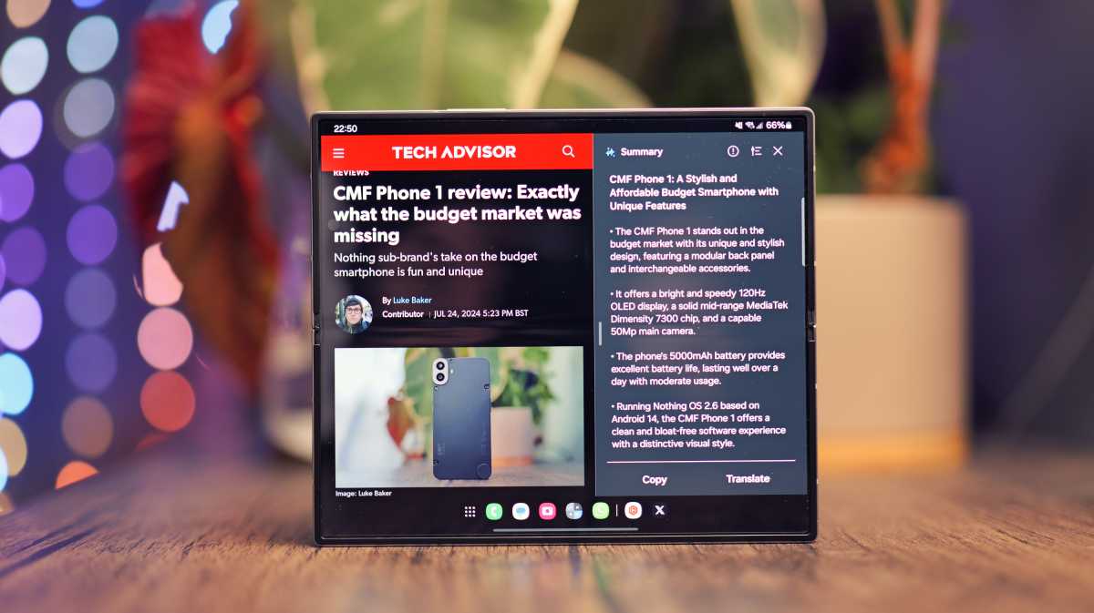 Revisión del Samsung Galaxy Z Fold 6 22