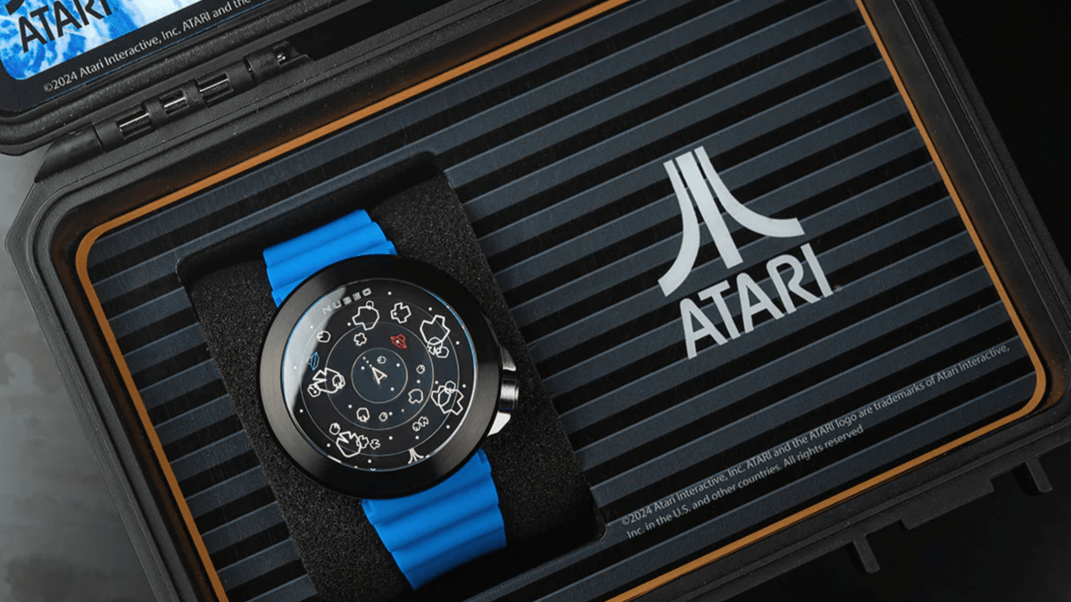 Atari Nubeeo Asteroids Reloj Caja