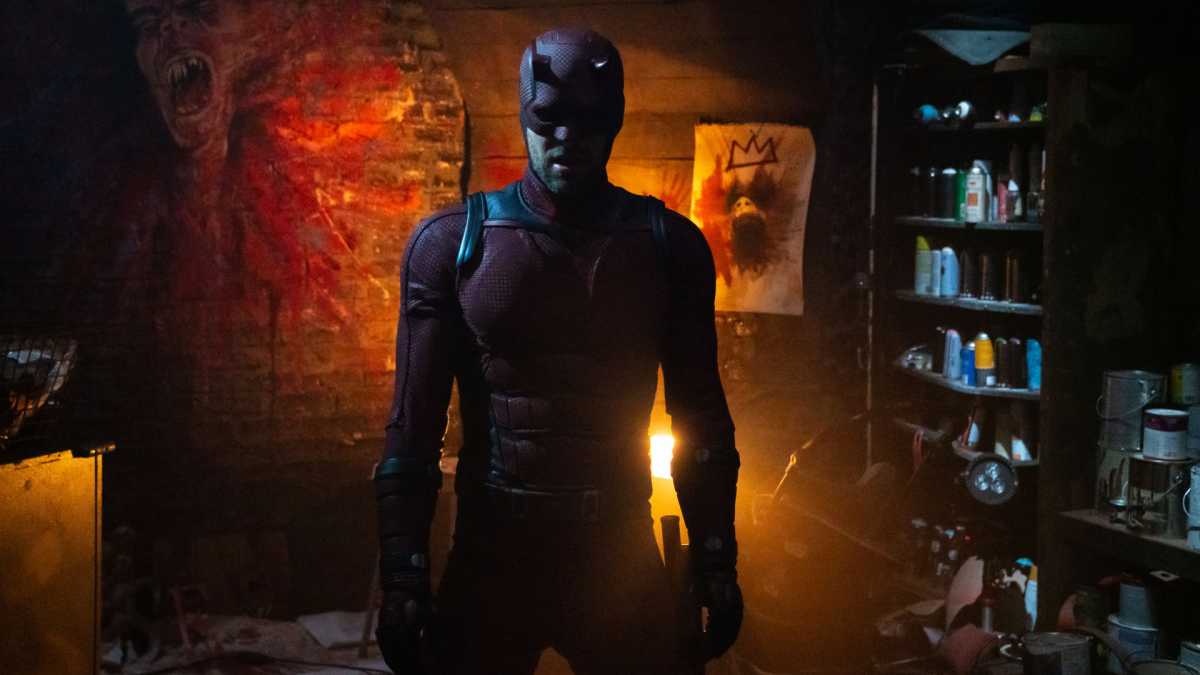 Daredevil/Matt Murdock (Charlie Cox) en el Daredevil de Marvel Television: nacido de nuevo, exclusivamente en Disney+. Foto de Giovanni Rufino. © 2024 Marvel.