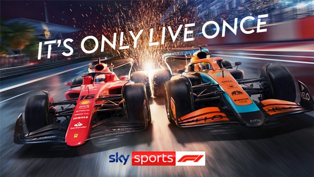 Sky Sports F1 'es solo una vez' Imagen de promoción